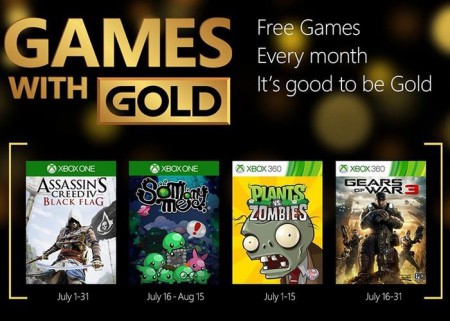 Games witch Gold Xbox 360 JULIO 2015
